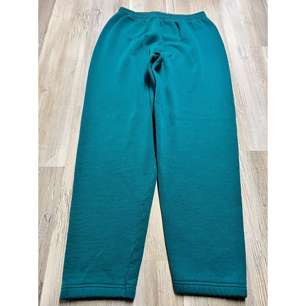 Fruit of the Loom Sweatpants Dark Teal Relaxed Fit Gym Athletic Women's L 12/14